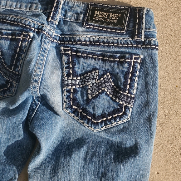 ✨️HP✨️ Miss Me Denim Jeans Sunny Skinny  Women's Size 28 - Picture 4 of 7